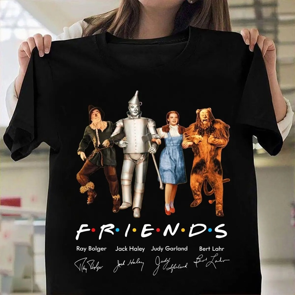 The Wizard Of Oz Friends 85TH Anniversary 1939-2024 Signatures Tshirt - Picture 1 of 4